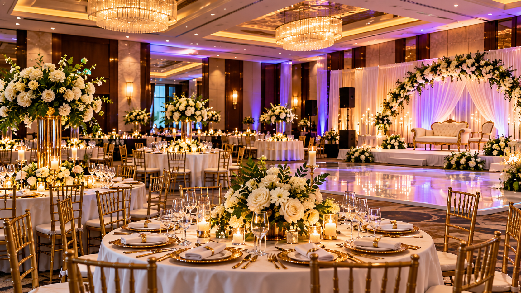 Luxury event center and wedding hall