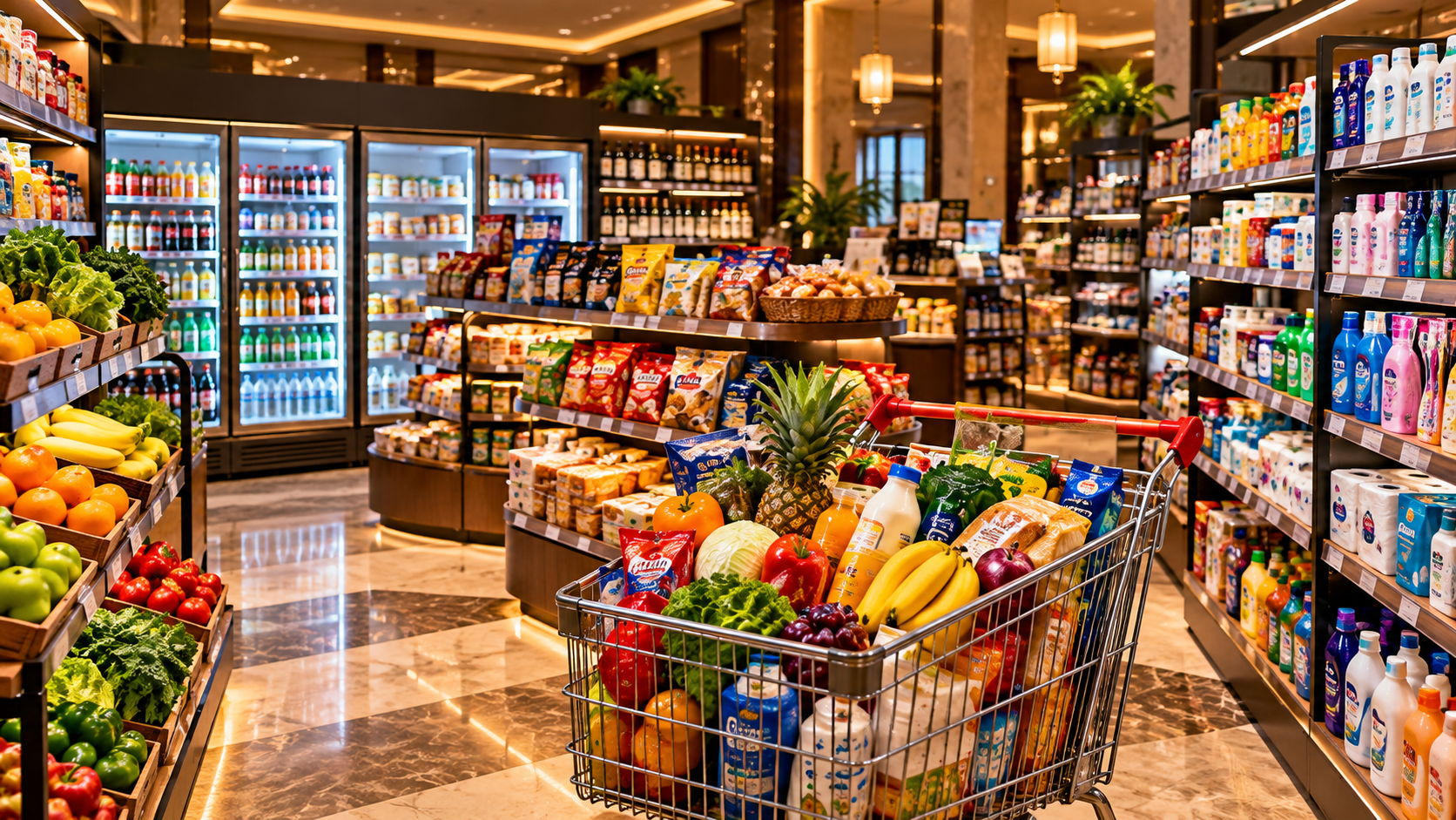 Hotel mart and everyday shopping
